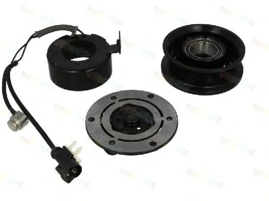 Муфта компрессора кондиционера (FORD Scroll Scroll 6PK 98мм) FORD FIESTA, FIESTA IV, FIESTA V, FOCUS I, FUSION, KA, MONDEO I, MONDEO II, TOURNEO CONNECT, TRANSIT CONNECT 1.2-2.0 01.93-12.13 THERMOTEC KTT040095 (фото 1)