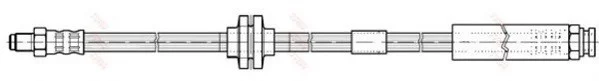 Тормозной шланг TRW PHB437 (фото 1)