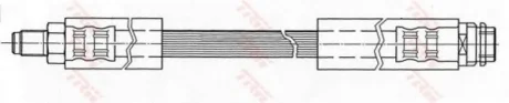 Гальмівний шланг MERCEDES A140/A160/A170/A190/A21 AMG/A210/E280/E320/E430 TRW PHB410