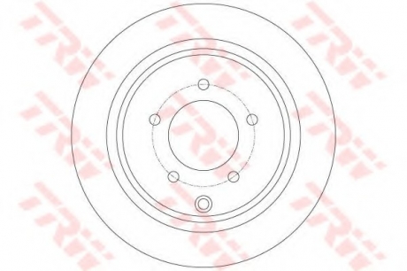 Тормозной диск TRW DF6177 (фото 1)