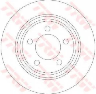 Диск тормозной, MAZDA 3 (BL/BK), 5 (CR19/CW), 1.8-2.5, LF5H/LF5W, 03- TRW DF4420