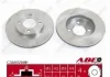 Диск гальмівний передн лів/прав AUDI 100 C2, 100 C3, 80 B3, 90 B3 1.4-2.4D 06.76- ABE C3A002ABE (фото 1)