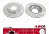 Диск тормозной передний лев/прав MITSUBISHI L200, L200 / TRITON, PAJERO II, PAJERO III, PAJERO PININ I, PAJERO SPORT, PAJERO SPORT I 1.8-3.5 12.90- ABE C35027ABE (фото 1)