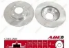 Диск тормозной передний лев/прав HONDA CIVIC III, CIVIC IV, CIVIC V, CIVIC VI, CRX I, INTEGRA 1.2-1.6 10.83-08.01 ABE C34013ABE (фото 1)