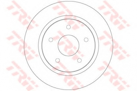 Тормозной диск TRW DF6325 (фото 1)