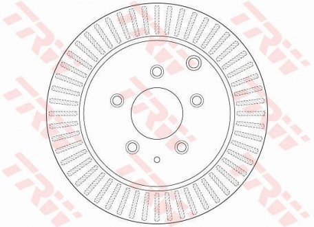 Тормозной диск TRW DF6385