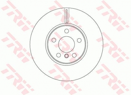 Тормозной диск TRW DF6747S (фото 1)
