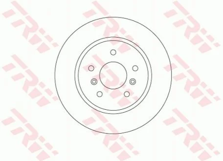 Диск тормозной (1 шт.).) NISSAN Qashqai "F D=286mm "13>> TRW DF6787