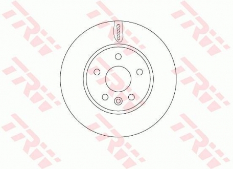 Тормозной диск TRW DF6819 (фото 1)