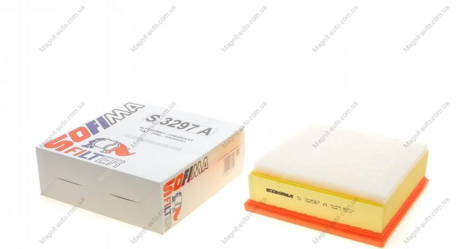 Фильтр воздушный Sofima ALFA ROMEO/FIAT/OPEL Mito/Doblo/Corsa "1,0-2,0 "05>> SOFIMA S3297A (фото 1)