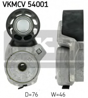 Натяжной ролик, поликлиновой ремень SKF VKMCV 54001 (фото 1)