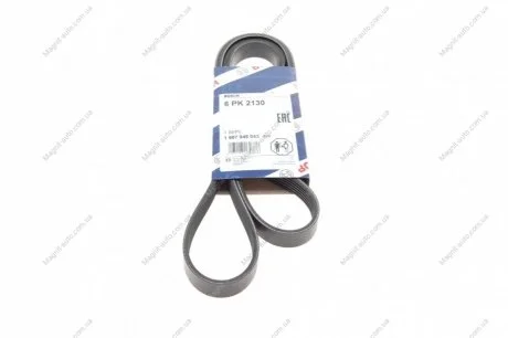 Ремінь П-клиновий 6PK2130 BOSCH 1 987 946 043