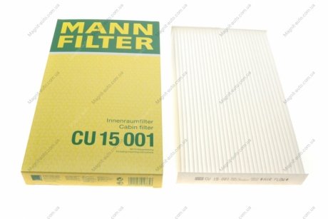 Фильтр, воздух во внутренном пространстве -FILTER MANN CU 15 001