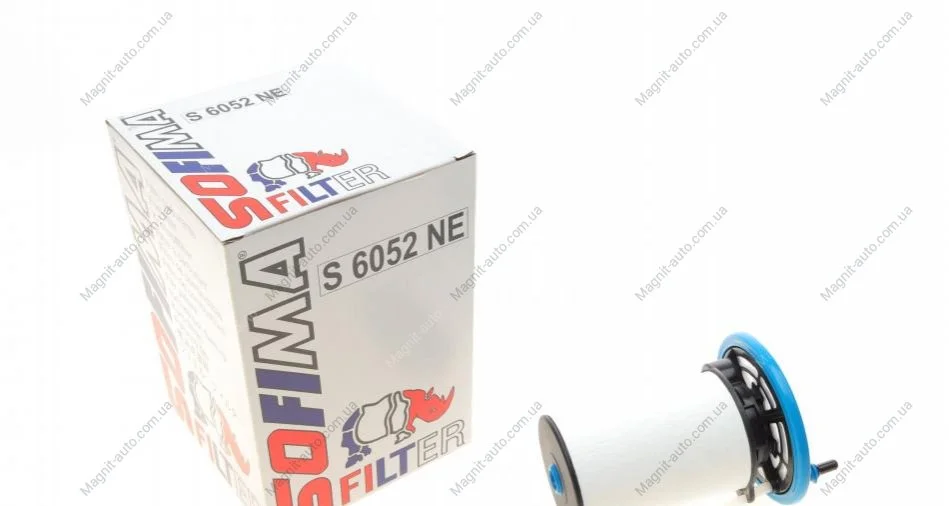 Топливный фильтр ALFA ROMEO GIULIETTA, MITO, TONALE CITROEN NEMO FIAT 500, 500 C, 500L, 500X, DOBLO, DOBLO CARGO, DUCATO, FIORINO, PANDA, PUNTO, QUBO, TIPO JEEP COMPASS 1.3D-3.0D 07.06- SOFIMA S6052NE (фото 1)