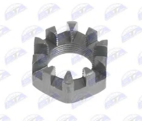 Гайка маточини колеса задн (M16, 12мм) DAEWOO CIELO, ESPERO, NEXIA, NUBIRA OPEL ASCONA B, ASCONA C, COMBO, CORSA A, CORSA A TR, CORSA B, KADETT C, KADETT C CITY, KADETT D, KADETT E 1.0-2.5 01.72- BTA 47100205BTA (фото 1)