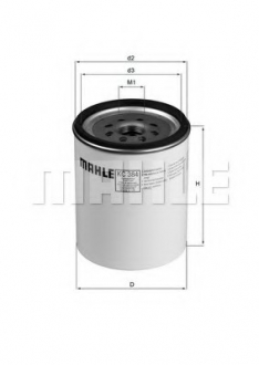 Фільтр палива MAHLE / KNECHT KC384 D