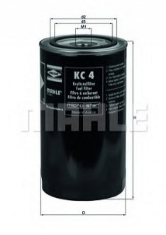 Топливный фильтр KNECHT KC 4 MAHLE / KNECHT KC4