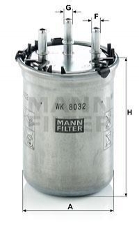 Фільтр палива MANN WK 8032