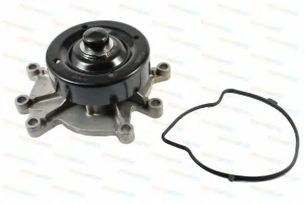 Насос охлаждающей жидкости с уплотнением CHRYSLER ASPEN DODGE DAKOTA, DURANGO, NITRO, RAM, RAM 1500 JEEP CHEROKEE, COMMANDER, GRAND CHEROKEE II, GRAND CHEROKEE III 3.7/4.7/4.7ALK 01.98- THERMOTEC D1Y016TT (фото 1)