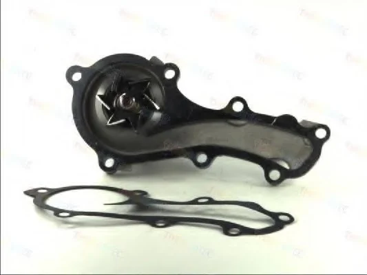 Насос охлаждающей жидкости с уплотнением NISSAN ALMERA II, ALMERA TINO, CUBE, NOTE, PRIMERA, SENTRA V, TIIDA, WINGROAD / AD 1.5-2.2D 06.96-08.12 THERMOTEC D11069TT (фото 1)
