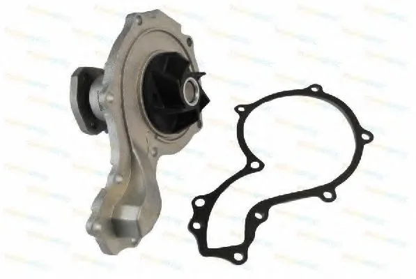 Насос охолоджуючої рідини, з ущільненням AUDI 100 C2, 100 C3, 100 C4, 80 B1, 80 B2, 80 B3, 80 B4, 90 B3, A4 B5, A6 C4, CABRIOLET B3, COUPE B2, COUPE B3 FORD GALAXY I, GALAXY MK I 1.3-2.0 08.75- THERMOTEC D1W017TT (фото 1)