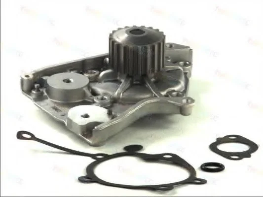 Насос охлаждающей жидкости с уплотнением FORD USA PROBE I KIA CONCORD, SPORTAGE MAZDA 323 III, 626 III, 929 III, B-SERIE, E 1.1-2.2 01.83-11.06 THERMOTEC D13012TT (фото 1)