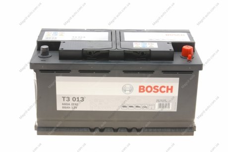 Стартерная аккумуляторная батарея, Стартерная аккумуляторная батарея BOSCH 0 092 T30 130 (фото 1)