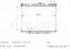 Радіатор двигуна (мкпп) FORD MAVERICK NISSAN TERRANO I, TERRANO II 2.7D 02.89-01.02 THERMOTEC D71014TT (фото 2)