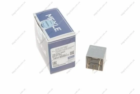 Реле (12V, 15A) AUDI A3 SEAT ALHAMBRA, AROSA, CORDOBA, CORDOBA VARIO, IBIZA II, IBIZA III, IBIZA IV, IBIZA IV SC, IBIZA IV ST, INCA, LEON, TOLEDO I, TOLEDO II SKODA FABIA I, OCTAVIA I 02.88-05.22 MEYLE 1008300003