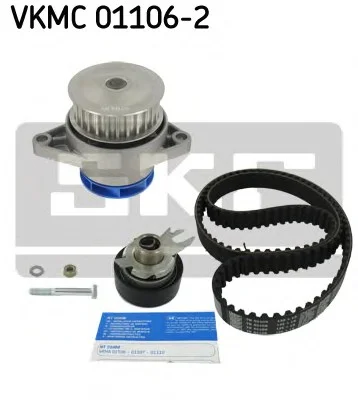 Водяной насос + комплект зубчатого ремня VKMC011062 SKF VKMC 01106-2 (фото 1)
