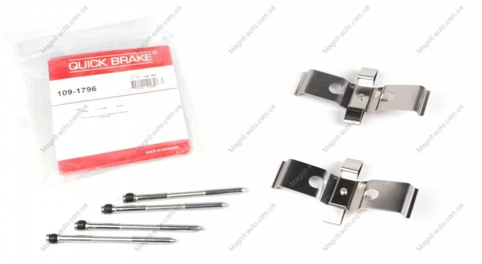 Р/к дисковых тормозов. колодок QUICK BRAKE 109-1796 (фото 1)