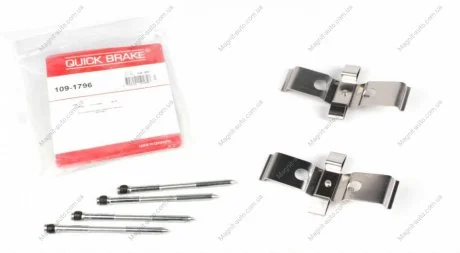 Р/к дисковых тормозов. колодок QUICK BRAKE 109-1796