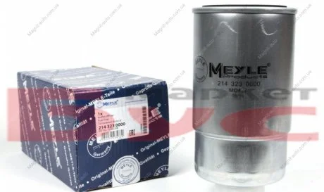 Фільтр паливний, 2.0/2.8HDi -02 MEYLE 214 323 0000