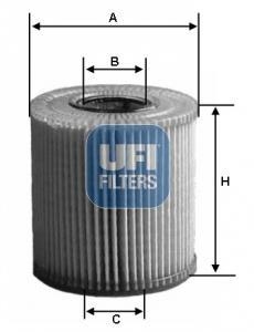 Масляний фiльтр UFI 25.166.00 (фото 1)
