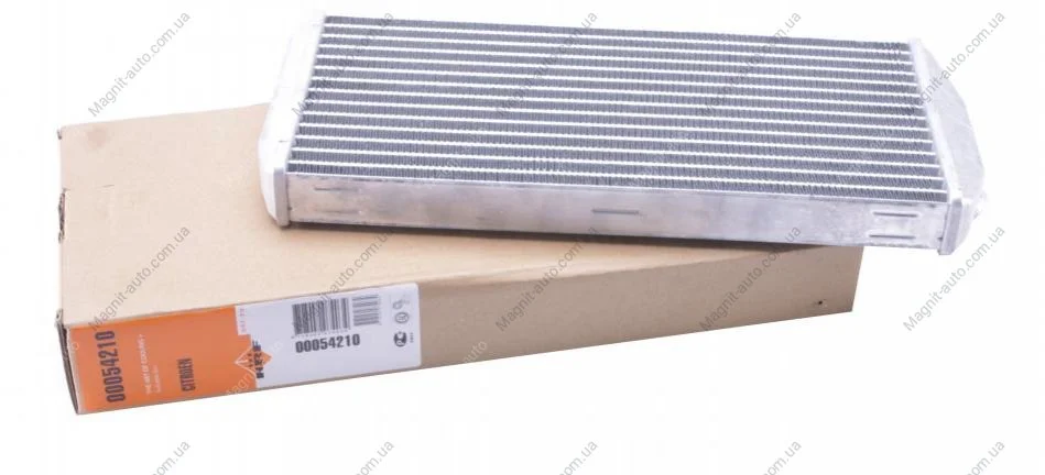 Радіатор пічки CITROEN BERLINGO, BERLINGO MULTISPACE, C4 GRAND PICASSO I, C4 PICASSO I PEUGEOT 407, PARTNER, PARTNER ORIGIN, PARTNER TEPEE 1.2-2.0D 07.98- NRF 54210 (фото 1)
