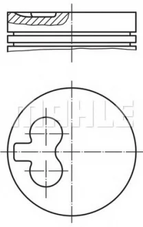 Поршень двигуна MAHLE / KNECHT 0392401