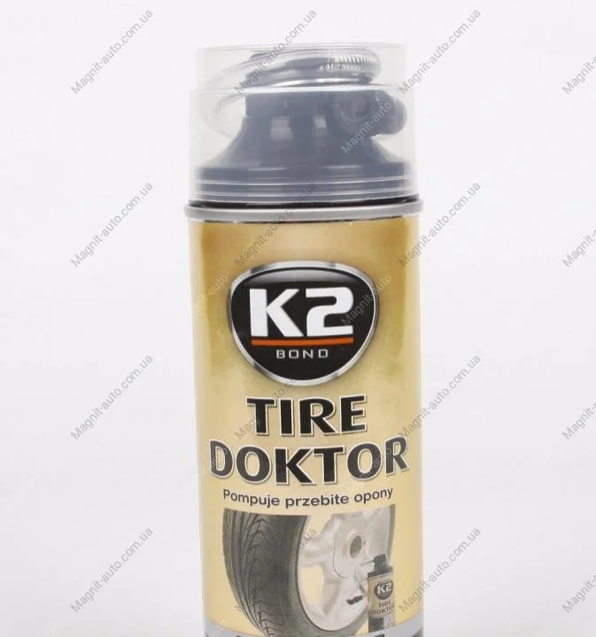 Средство для аварийной герметизации (вулканизации) шин / TIRE DOKTOR 400ML K2 B310 (фото 1)
