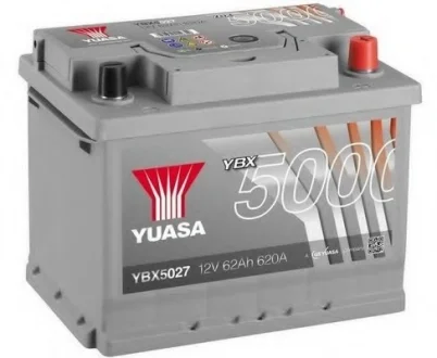 Стартерная аккумуляторная батарея YUASA YBX5027