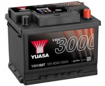 Стартерная аккумуляторная батарея YUASA YBX3027