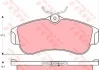 Комплект гальмівних колодок переднього., NISSAN ALMERA II, PRIMERA 1.5-2.0LPG 06.90-11.06 TRW GDB3271 (фото 1)
