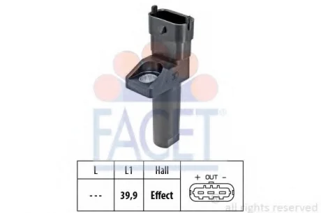 Датчик частоти обертання FACET 9.0654