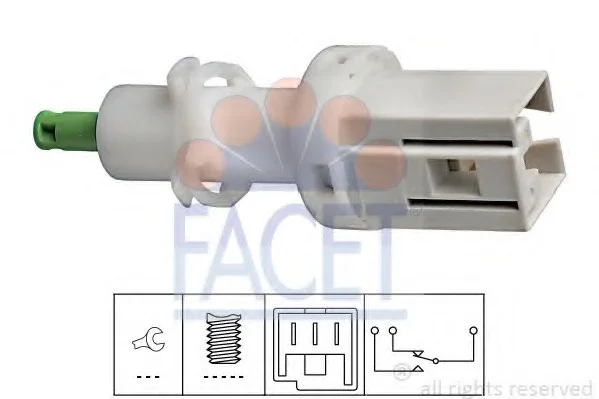 Датчик стоп-сигналу Ducato/Jumper/Boxer 94>02 (ch 5029100>) Facet FACET 7.1069 (фото 1)