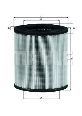 Воздушный фильтр KNECHT MAHLE / KNECHT LX715 (фото 1)