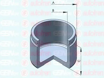 Поршень супорта Accent/Rio 05- 54*47,2mm AUTOFREN D0 25374 (фото 1)