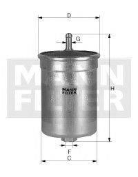 Топливный фильтр -FILTER MANN WK818/80