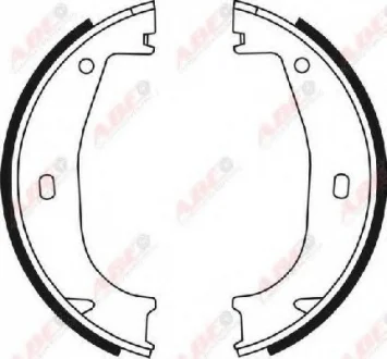 Тормозные колодки, барабанные ABE CRB001ABE
