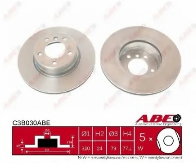 Тормозной диск ABE C3B030ABE