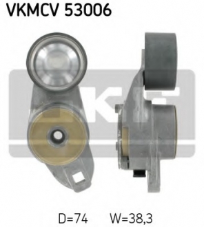 Натяжной ролик, поликлиновой ремень SKF VKMCV 53006 (фото 1)