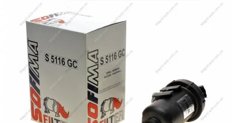 Паливний фільтр OPEL AGILA A, AGILA B, COMBO, COMBO TOUR, CORSA C, MERIVA A SUZUKI IGNIS II, SPLASH, SWIFT III, WAGON R+ 1.3D 06.03- SOFIMA S5116GC