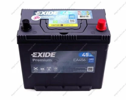 Стартерная аккумуляторная батарея, Стартерная аккумуляторная батарея EXIDE EA456
